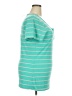 Torrid Teal Short Sleeve Henley Size 3X Plus (3) - photo 4