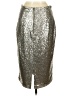 Cooper St 100% Polyester Metallic Silver Formal Skirt Size 8 - photo 2