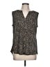 Dana Buchman Black Sleeveless Blouse Size L - photo 1
