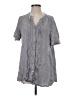 Assorted Brands 100% Viscose Gray Short Sleeve Blouse Size XS - photo 1