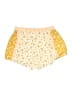 Sincerely Jules 100% Nylon Floral Yellow Shorts Size S - photo 2
