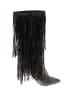 INC International Concepts Black Boots Size 5 1/2 - photo 1