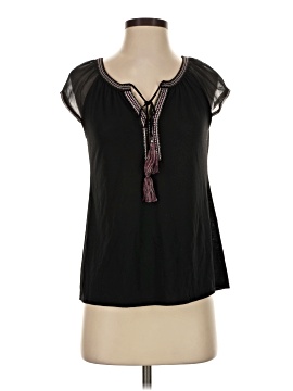 White House Black Market Short Sleeve Blouse (view 1)