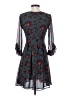 Madewell 100% Polyester Floral Gray Casual Dress Size 00 - photo 2