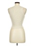 LUMINARY Ivory Sleeveless Top Size M - photo 2