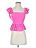 Shein Pink Short Sleeve Top Size S - photo 1