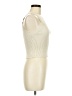 LUMINARY Ivory Sleeveless Top Size M - photo 4