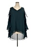 City Chic 100% Polyester Teal 3/4 Sleeve Blouse Size 18 Plus (M) - photo 1