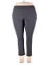H By Halston Solid Gray Active Pants Size 20 - photo 1