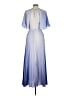 L'IDÉE 100% Polyester Blue Cocktail Dress Size 6 - photo 2