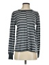 Paige Stripes Gray Pullover Sweater Size S - photo 1