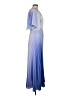 L'IDÉE 100% Polyester Blue Cocktail Dress Size 6 - photo 4