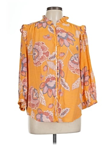 LC Lauren Conrad 3/4 Sleeve Blouse (view 1)