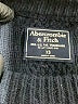Abercrombie & Fitch Argyle Black Pullover Sweater Size XS - photo 7