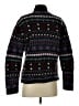 Talbots 100% Wool Print Black Wool Pullover Sweater Size S - photo 2