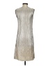 H&M 100% Polyester Metallic Silver Cocktail Dress Size XS - photo 2