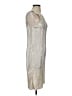 H&M 100% Polyester Metallic Silver Cocktail Dress Size XS - photo 4