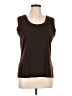 misook 100% Acrylic Brown Sleeveless Top Size L - photo 1