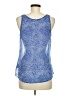 Old Navy 100% Polyester Blue Sleeveless Blouse Size M - photo 2