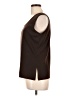 misook 100% Acrylic Brown Sleeveless Top Size L - photo 5