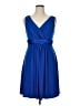 David's Bridal Solid Blue Cocktail Dress Size 14 - photo 1