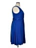 David's Bridal Solid Blue Cocktail Dress Size 14 - photo 4