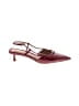 Sam Edelman Color Block Burgundy Heels Size 9 1/2 - photo 1