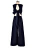 Main Strip Solid Blue Jumpsuit Size S - photo 2