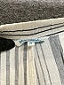 Blue Island 100% Rayon Stripes White Casual Pants Size M - photo 7