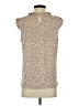 Adrianna Papell Tan Sleeveless Blouse Size S - photo 2