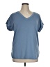 Cupio Blue Short Sleeve Top Size XL - photo 1