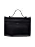 Bhailiu 100% Leather Color Block Black Leather Satchel One size - photo 3