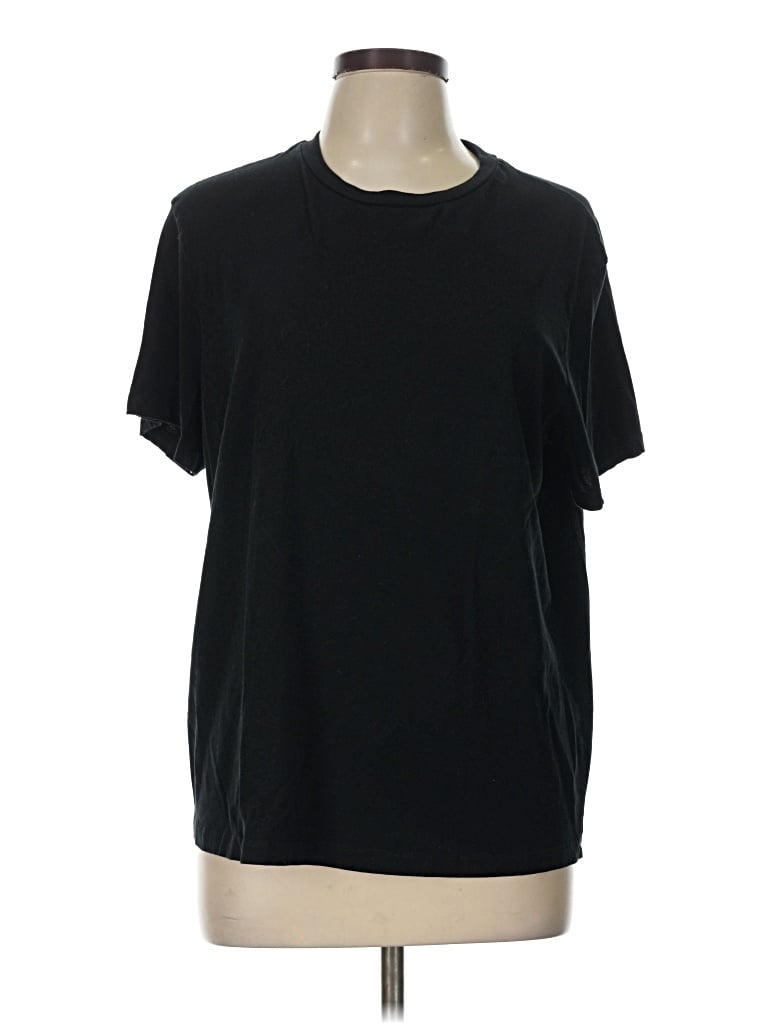 Pre-owned Asos Design Short Sleeve T-shirt In Black