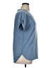 Cupio Blue Short Sleeve Top Size XL - photo 4
