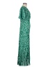 Assorted Brands 100% Polyester Animal Print Green Casual Dress Size 8 - photo 4