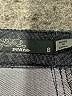 PrAna Solid Black Denim Skirt Size 6 - photo 4