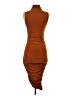 Express Solid Brown Cocktail Dress Size XXS - photo 2