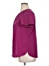 Lands' End 100% Polyester Purple Short Sleeve Blouse Size 16 - photo 5