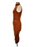 Express Solid Brown Cocktail Dress Size XXS - photo 5