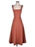 Sandro Polka Dots Orange Cocktail Dress Size EU (FR) 36 / US 4 - photo 1