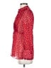 George 100% Polyester Polka Dots Red Long Sleeve Blouse Size S - photo 5