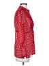 George 100% Polyester Polka Dots Red Long Sleeve Blouse Size S - photo 4