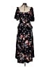 Unbranded Floral Black Casual Dress Size L - photo 2