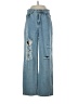 Unbranded Hearts Blue Jeans Size 12 (estimated) - photo 1