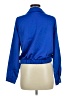 Haute Monde 100% Polyester Blue Long Sleeve Blouse Size M - photo 2