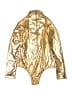 Unbranded 100% Polyester Metallic Gold Bodysuit Size M - photo 2
