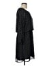 Express 100% Polyester Polka Dots Black Casual Dress Size L - photo 4