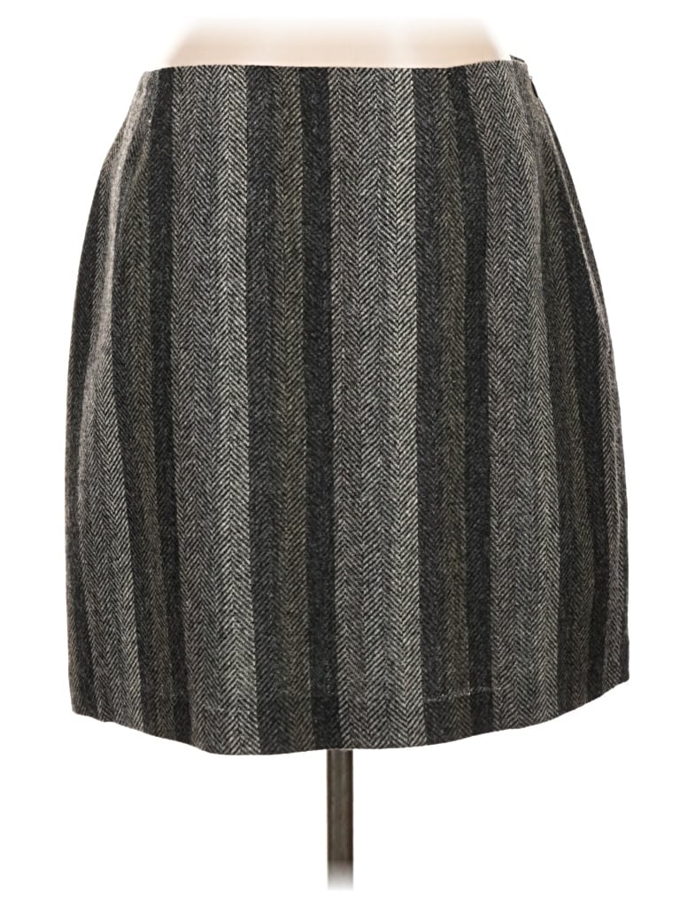 Pre-owned Boden Casual Skirt In Gray