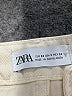 Zara Solid Yellow Khaki Shorts Size 2 - photo 3