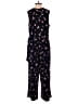 Kaileigh Floral Black Jumpsuit Size M - photo 2